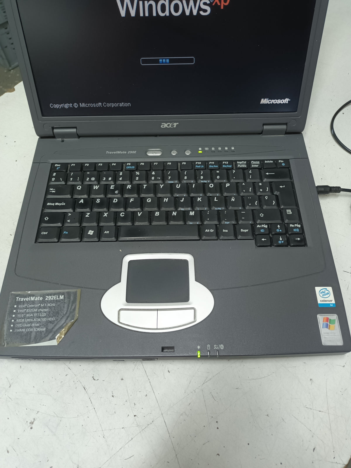 portatil vintage, Acer Travelmate 292ELM, sku-1