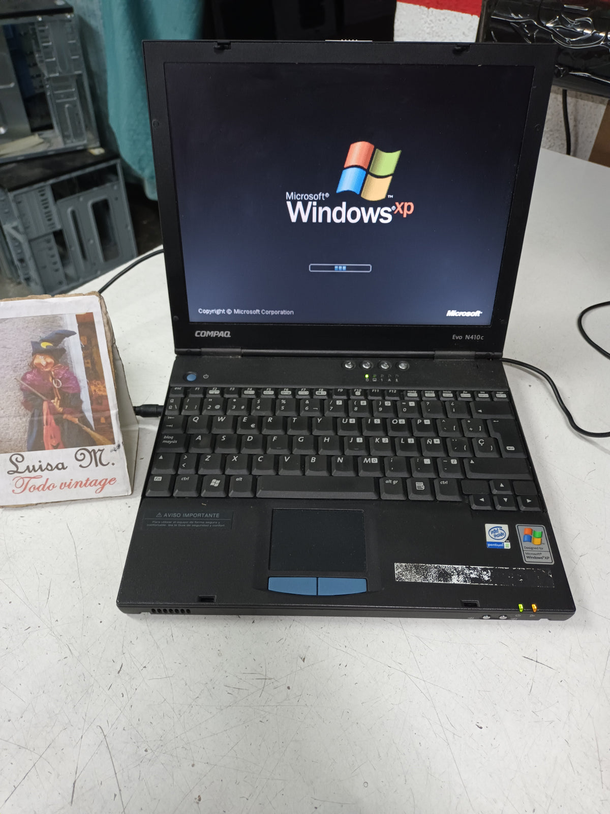 portatil vintage, HP Compac Evo N410C, sku-2