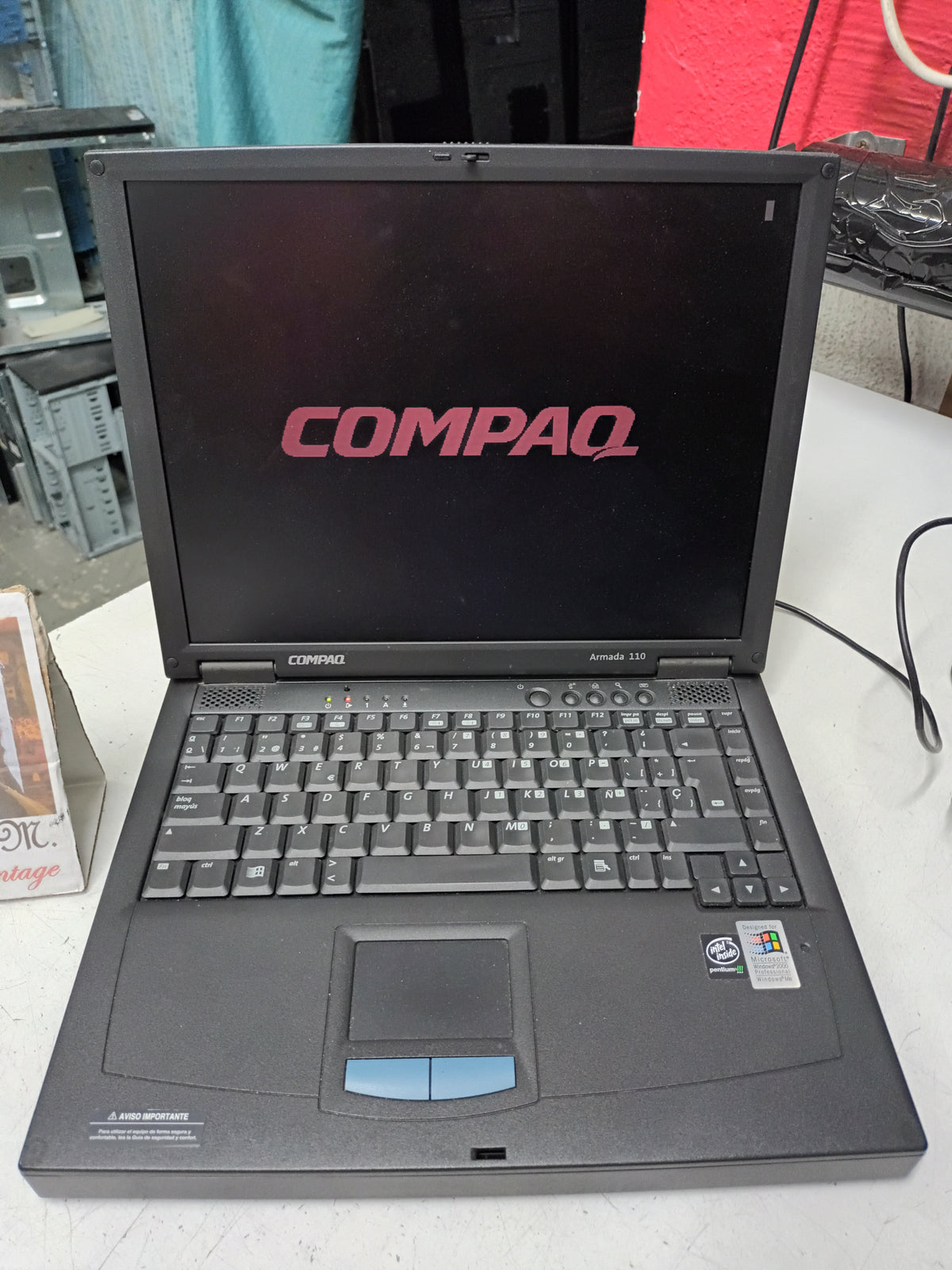 portatil vintage, HP Compac Armada 110, sku-3
