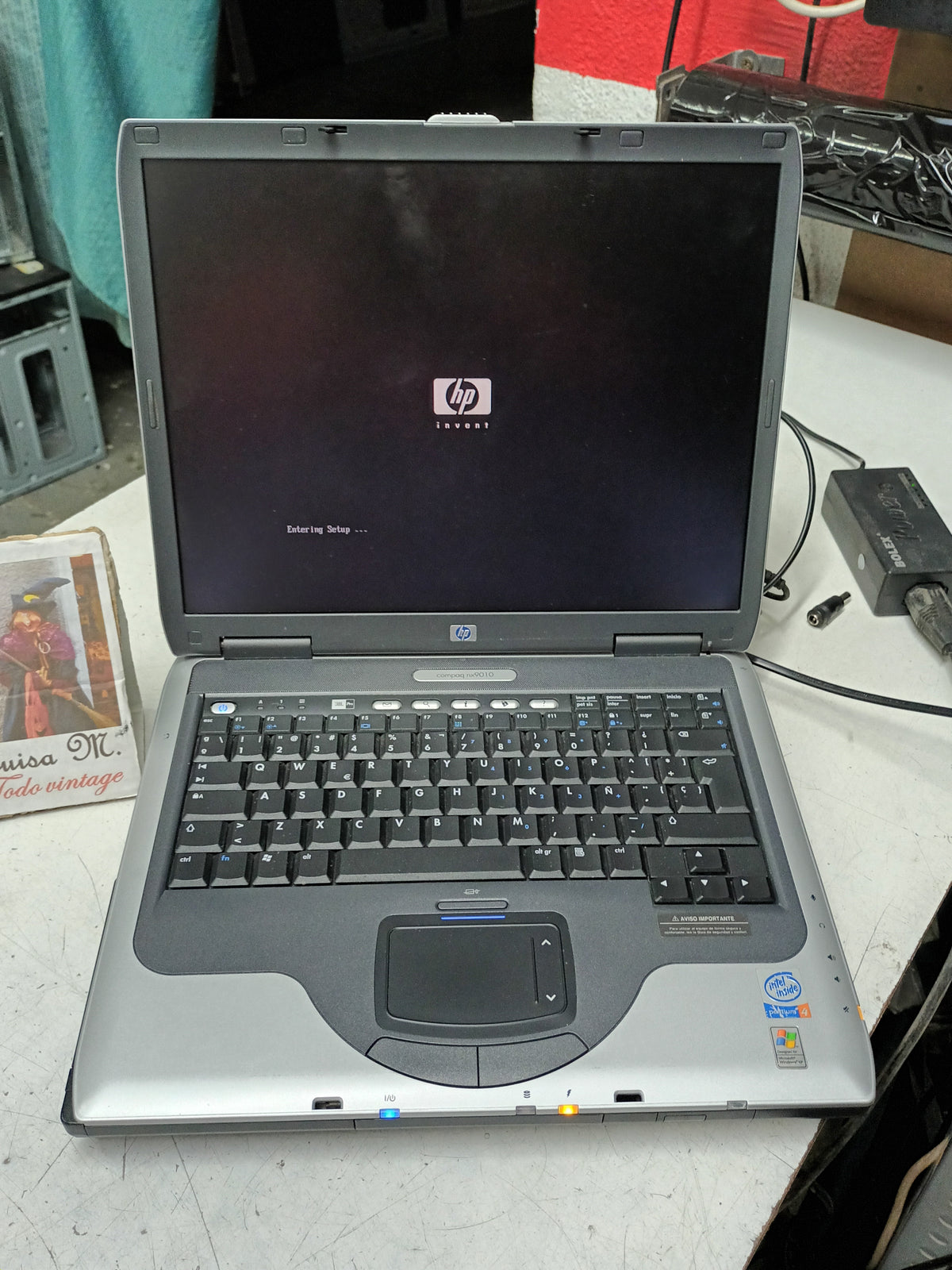 portatil vintage, HP Compac NX 9010, sku-4