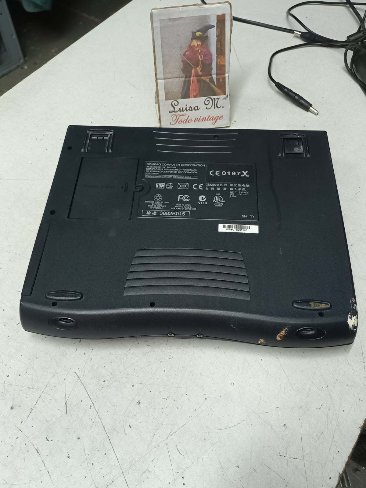 portatil vintage, HP Compac Presario 1246,