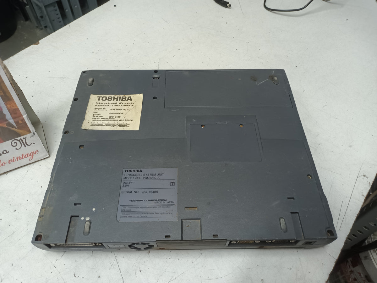 portatil vintage, Toshiba Satellite 4070CD, sku-11
