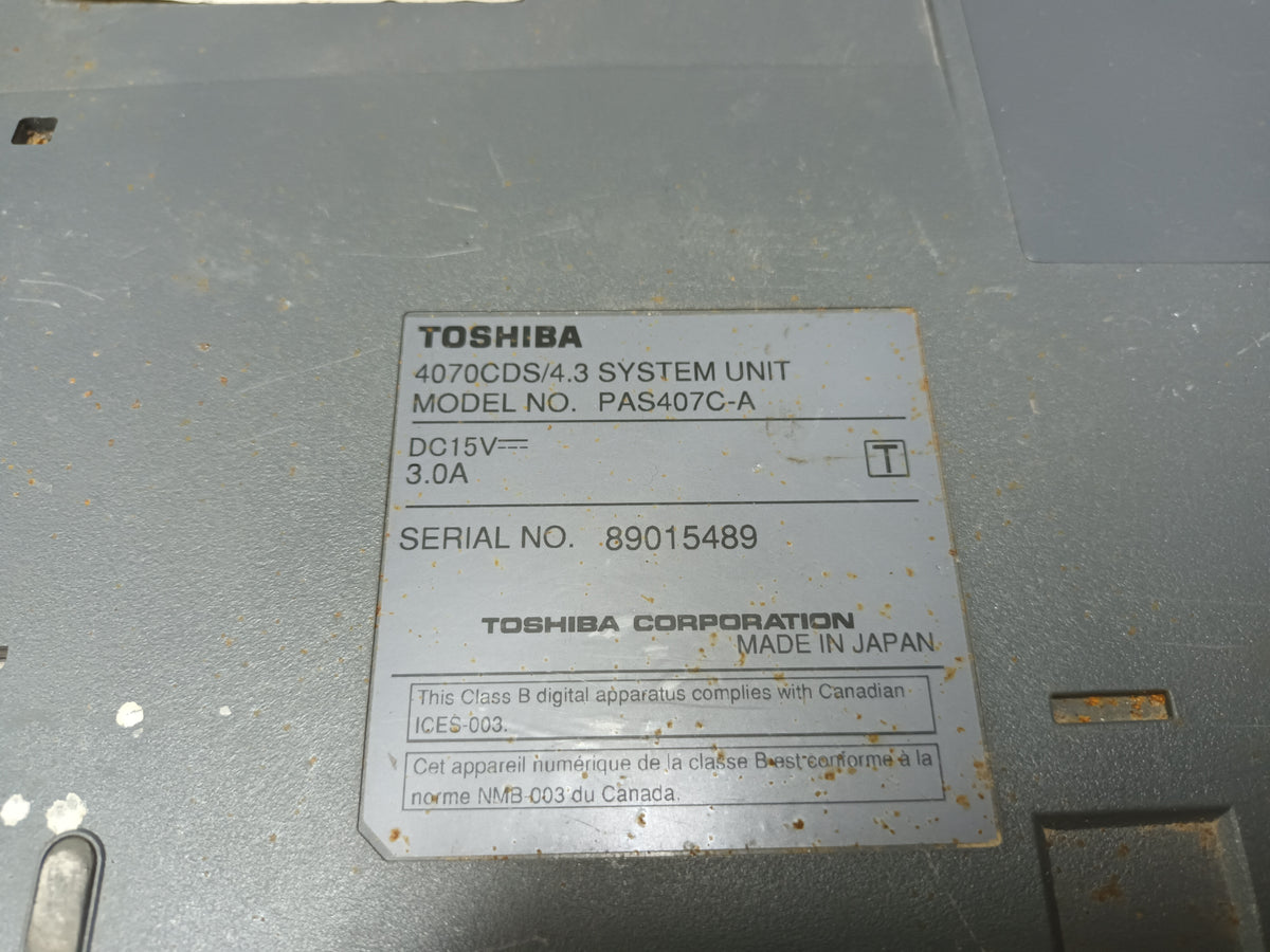 portatil vintage, Toshiba Satellite 4070CD, sku-11