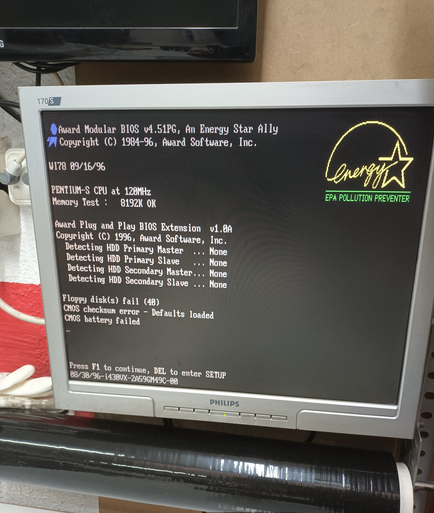 Placa base P54C TR5, con Pentium 120MHz, SKU-16